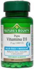 Vitamin D3 25 mcg 1000 IE 100 tabletter