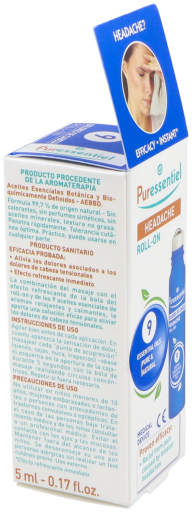Puressentiel SOS Head 9 Roller 5Ml