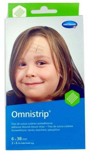 Hartmann Omnistrip sj&auml;lvh&auml;ftande kutan suturremsor