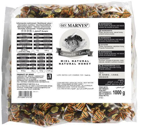Marnys Propolis godis med honung 1000 gr