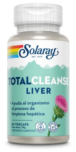Solaray Total Cleanse Liver 60 vegetabiliska kapslar