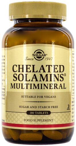 Multimineral Solamins Chelated Minerals Tabletter