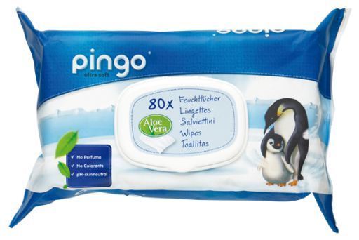 Oparfymerade milj&ouml;v&auml;nliga v&aring;tservetter, 80 st