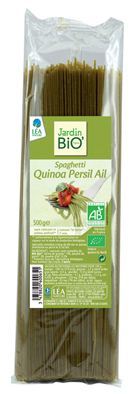 Jardin Bio Quinoa, persilja och vitl&ouml;ksspaghetti 500 gr