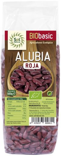 Sol Natural Ekologiska r&ouml;da b&ouml;nor 500 gr