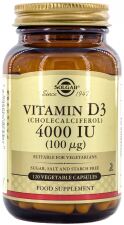 Vitamin D3 UI 100 mcg grönsakskapslar