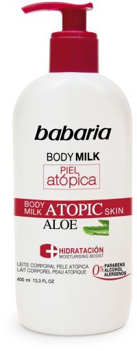Kroppsmj&ouml;lk med aloe vera f&ouml;r atopisk hud 400 ml