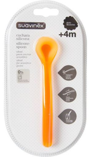 Suavinex Silikonsked +4M