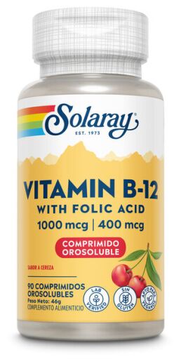 Solaray Vitamin B12 1000 mcg 90 tabletter