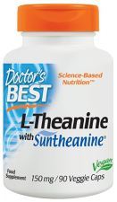 L-Theanine With Suntheanine 90 Veggie-kapslar
