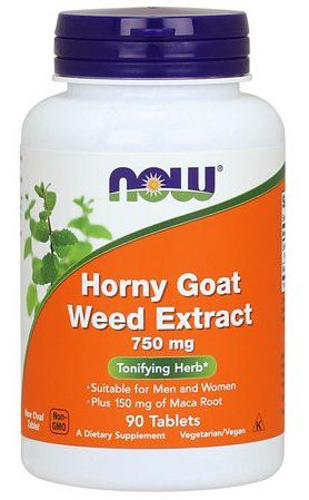 Horny Goat Weed Extract 750 mg 90 Cápsulas