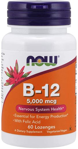 Vitamin B-12 med folsyra 5000 mcg 60 sugtabletter
