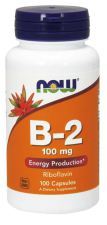 Vitamin B-2 Riboflavin 100 mg 100 Kapslar