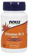 Vitamin D-3 400 Iu 180 Softgels