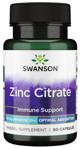 Zink Citrate 50 mg 60 kapslar