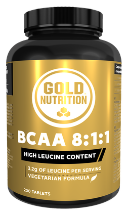 GoldNutrition BCAA 8:1:1 Force 200 tabletter