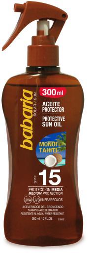Monohi Tahiti Tanning Oil Spray SPF15 300 ml