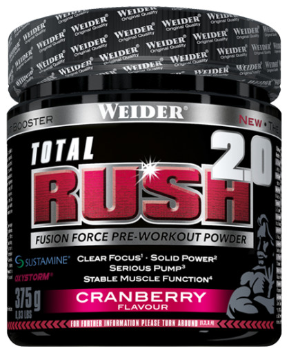Weider Total Rush 2.0 Bl&aring;b&auml;r 375 gr