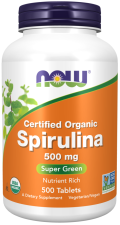 Spirulina certifierad ekologisk 500 mg 500 tabletter