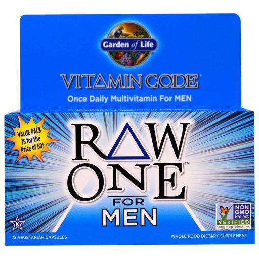 Vitamin Code Raw One för män 75 vcaps