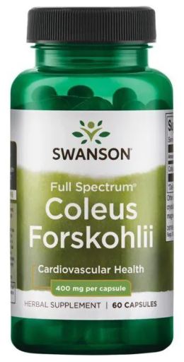 Full Spectrum Coleus Forskohlii 400 mg 60 kapslar