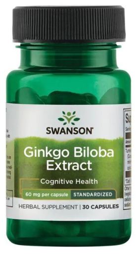 Ginkgo Biloba extrakt 24% 60 mg 30 kapslar
