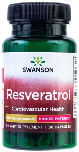 Resveratrol 250 mg 30 kapslar