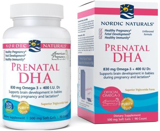 Prenatal DHA 830 mg Unflavored 90 softgels