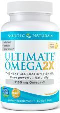 Ultimate Omega 2X 2150mg Lemon 60 Softgels