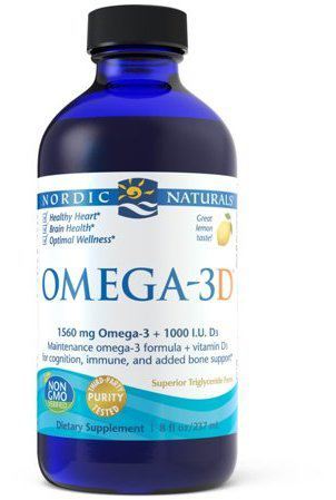 Omega-3D 1560 mg citron 237 ml