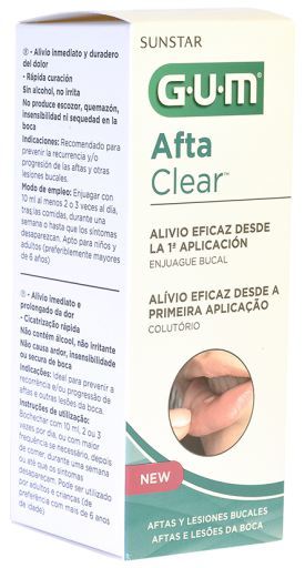 Sunstar Gum Afta Clear Munsk&ouml;lj 120 ml