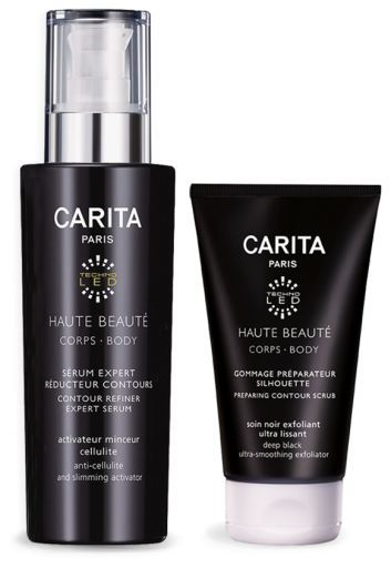 Carita Paris Gommage-f&ouml;rberedelsesilhouette + serumminskningskontur