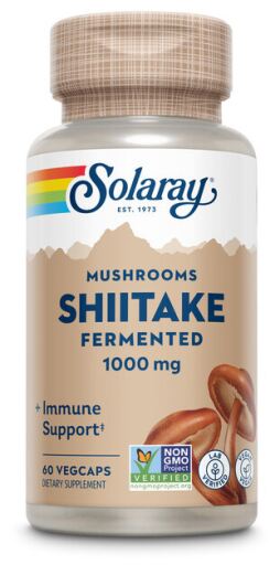 Solaray Shiitake 500 mg 60 vegetabiliska kapslar