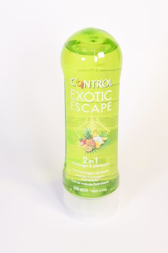 Exotic Escape 2-i-1 Heat Effect Massage Gel