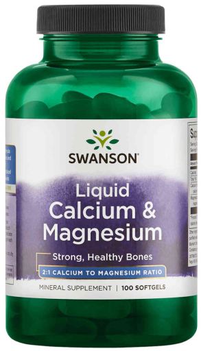 Liquid Calcium &amp; Magnesium 30 Capsules