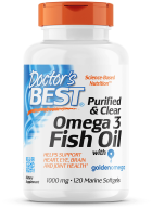 Renad &amp; klar Omega 3 fiskolja 1000 mg 120 marina mjukgel