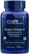 Omega 3 Epa Dha fiskolja, sesamlignaner, olivextrakt, krill och astaxantin 240 pärlor