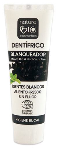 Tandkräm Whitening Mint Bio &amp; Active Carbon Without Fluor 75 ml