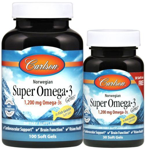 Norsk Super Omega-3 med 1200 mg 100 Perls