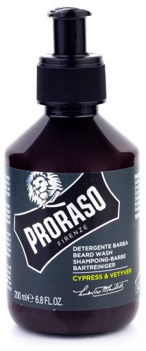 Single Blade Shampoo f&ouml;r sk&auml;gg och mustasch cypress och vetiver 200 ml