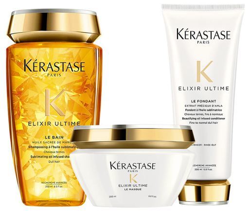 K&eacute;rastase Elixir Ultime presentset 3 delar
