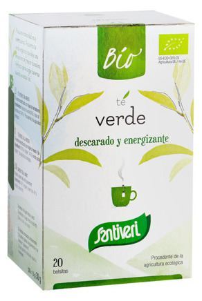Santiveri Infusion av ekologiskt gr&ouml;nt te 20 enheter