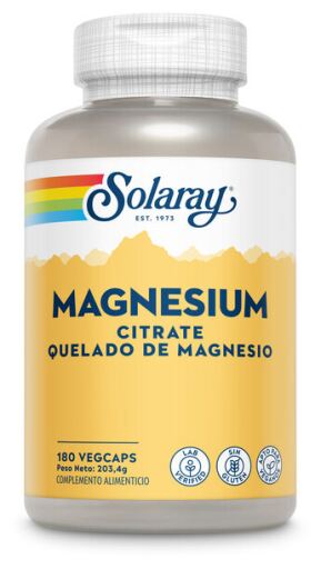 Solaray Magnesiumcitrat 180 kapslar