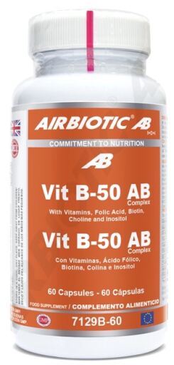Airbiotic Vit B-50 Ab Complex 60 kapslar