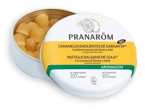 Aromaforce Organic Honung Citron Mjukgörande Godis 45 gr