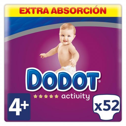 Dodot Aktivitet T-4 Extra 52 enheter