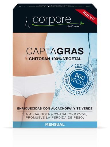 Captagras Vegetable Chitosan Eco 60 kapslar
