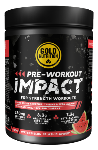 GoldNutrition PreWorkout Impact Vattenmelon 400 gr