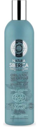 Natura Siberica N&auml;rings- och &aring;terfuktningsschampo f&ouml;r torrt h&aring;r 400 ml