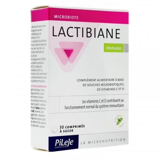 Pileje Lactibiane Immuno 30 sugtabletter